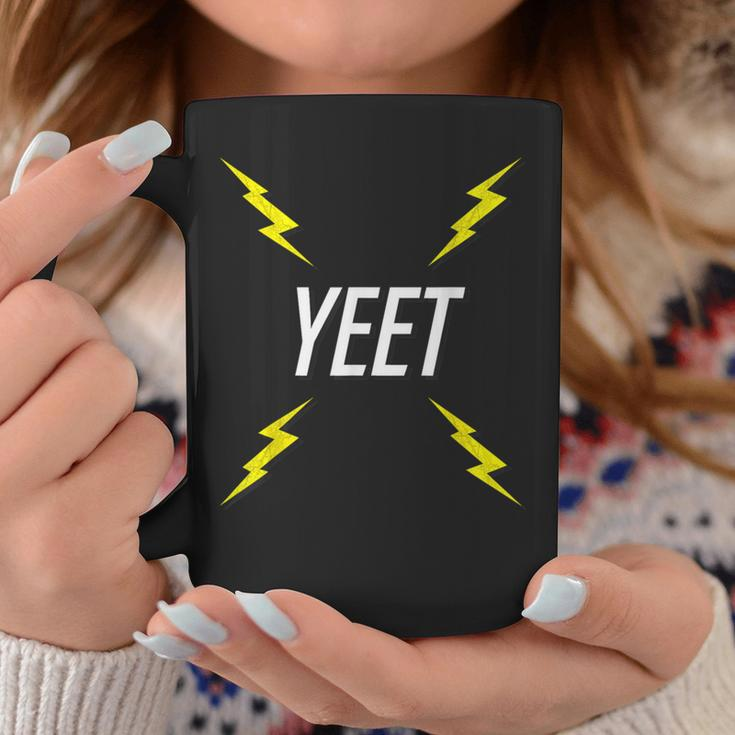 Yeet Lightning Bolt Dank Internet Meme Coffee Mug Unique Gifts
