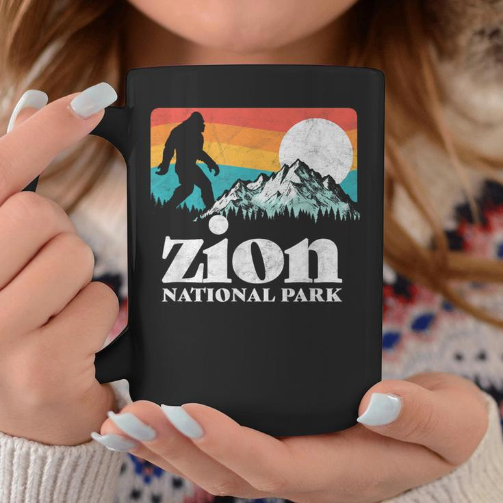 Zion National Park Utah Bigfoot Mountains Coffee Mug Unique Gifts