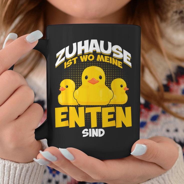 Zuhause Ist Wo Meine Enten Sind Ducks Tassen Lustige Geschenke