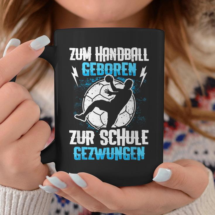 Zum Handball Geboren, Kindershirt Schwarz S für Schule Tassen Lustige Geschenke