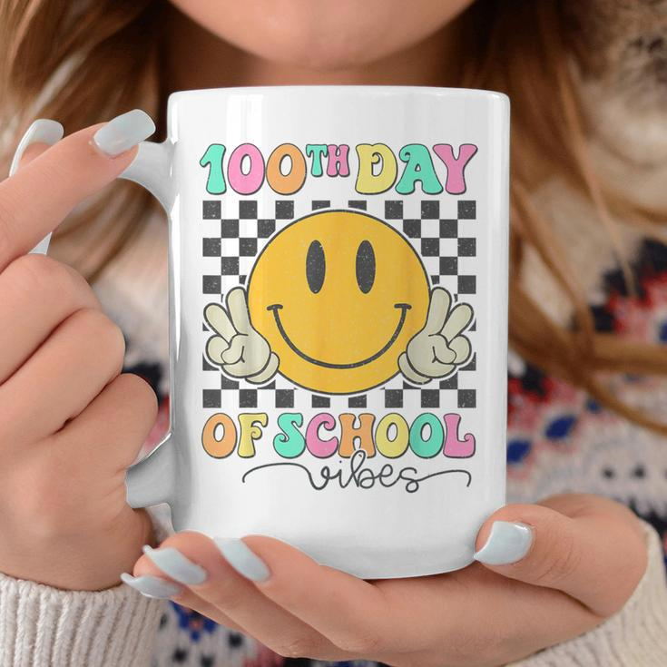 100Th Day Of School Vibes Cute Smile Face 100 Days Of School Coffee Mug Funny Gifts