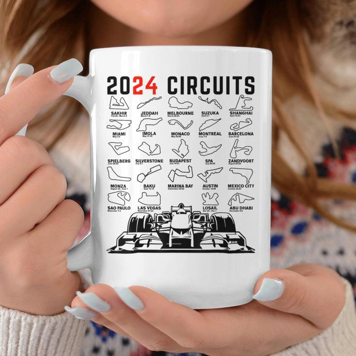 2024 Schedule Formula Racing Formula Fan Car Black Coffee Mug Personalized Gifts