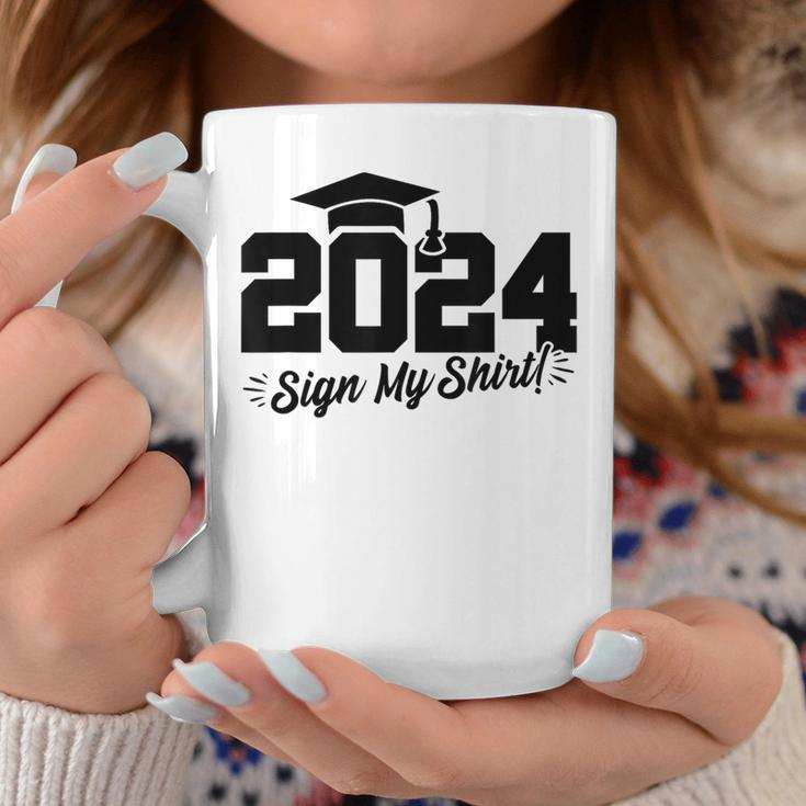 2024 Senior Graduation Autograph Class Of 2024 Coffee Mug Unique Gifts