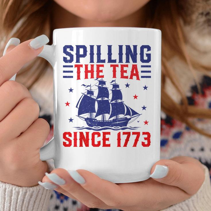 4Th Of July Spilling The Tea Since 1773 Coffee Mug Unique Gifts