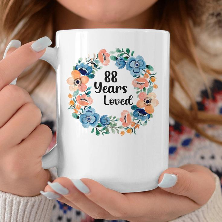 88 Years Loved Mom Grandma 88 Years Old 88Th Birthday Coffee Mug Unique Gifts