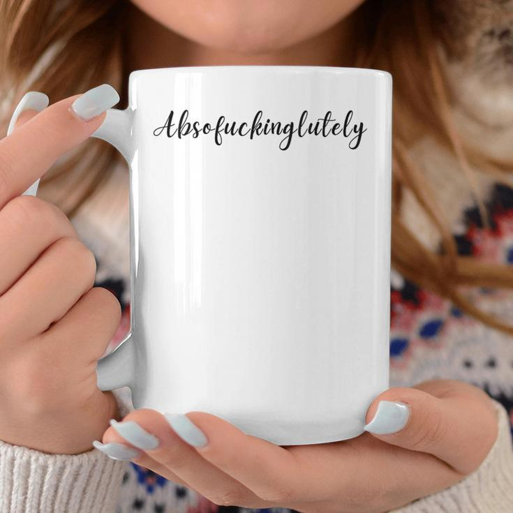Absofuckinglutely Inspirational Positive Slang Blends Coffee Mug Funny Gifts
