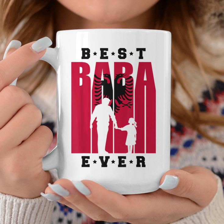 Albania Baba With Daughter Albanian Dad Of A Girl Shqiptar Coffee Mug Unique Gifts