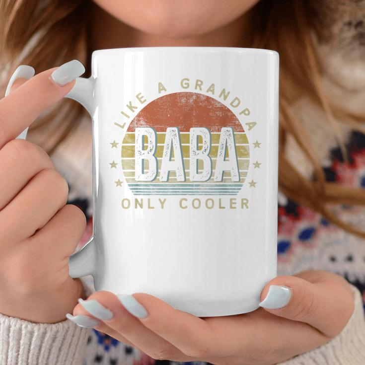 Baba Like A Grandpa Only Cooler Baba Vintage Style Coffee Mug Unique Gifts