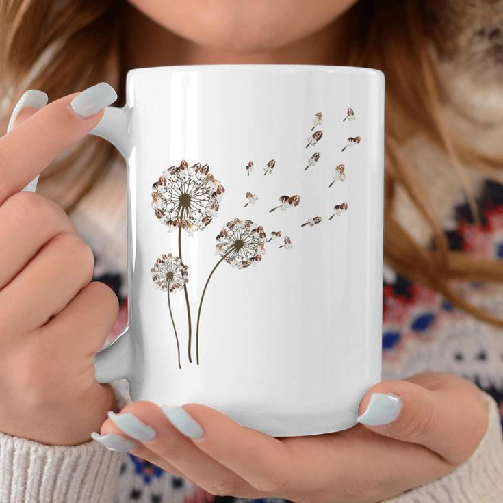 Basset-Hound Dandelion Flower Basshole Dog Mom Women Coffee Mug Funny Gifts