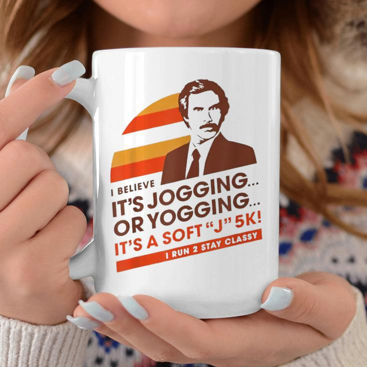 I Believe It's Jogging Or Yogging It's A Quote Coffee Mug Unique Gifts