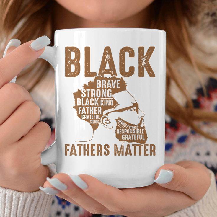 Black Fathers Matter Dope Black Dad King Fathers Day Coffee Mug Funny Gifts