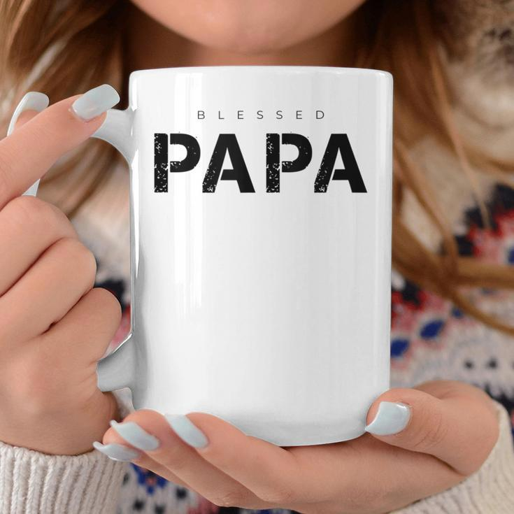 Blessed Papa For Dad Coffee Mug Unique Gifts