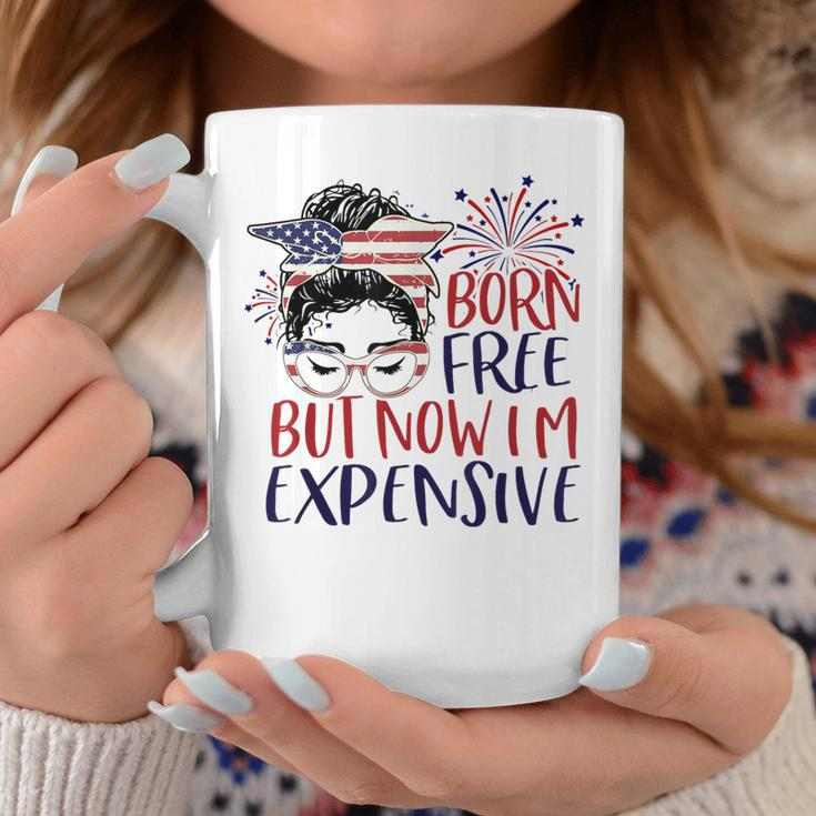 Born Free But Now Im Expensive 4Th Of July Girl Outfit Coffee Mug Unique Gifts