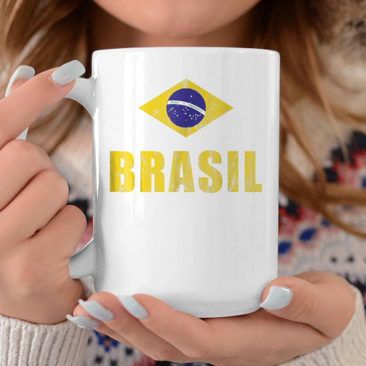 Brasil Brazilian Flag Soccer Jersey Coffee Mug Unique Gifts