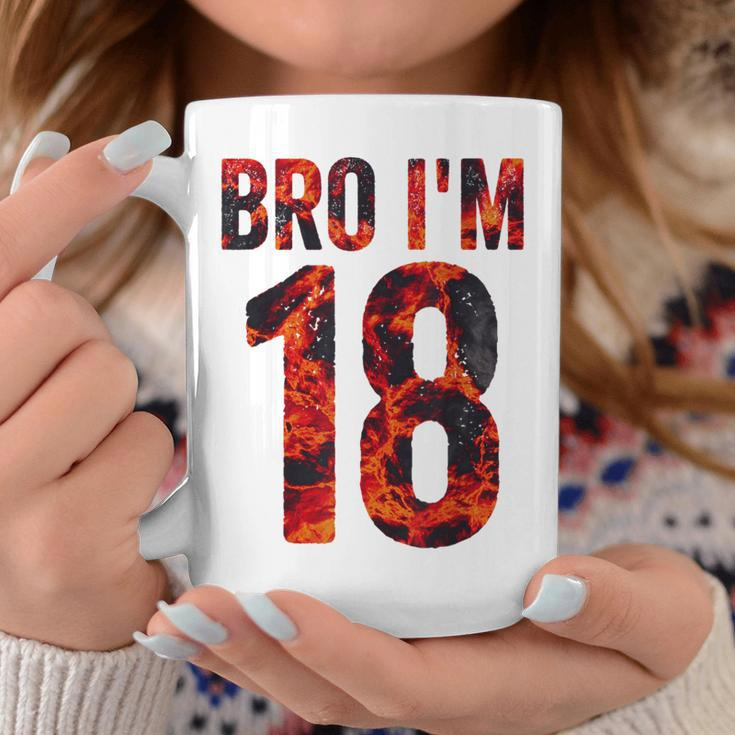 Bro I'm 18 Years Old 18Th Birthday Cool 18Th Birthday Coffee Mug Unique Gifts