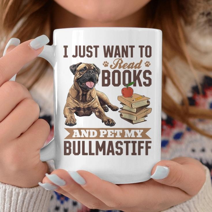 Bullmastiff Hunderasse Ich Möchte Nur Bücher Lesen Und Meine Streicheln Tassen Lustige Geschenke