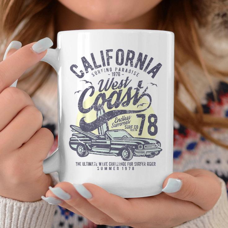 California West Coast Surfing Car Birthday Coffee Mug Unique Gifts