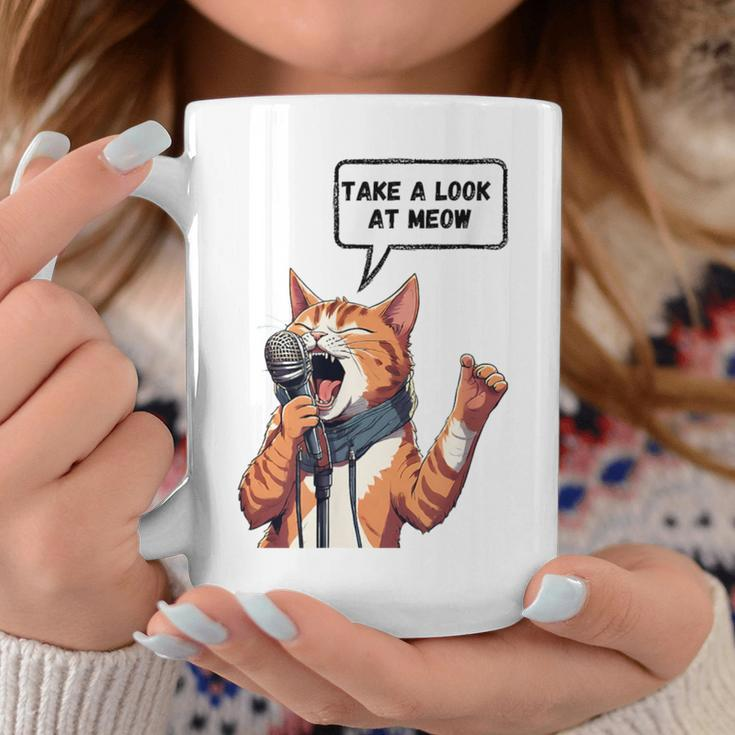 Cat Singing Coffee Mug Unique Gifts