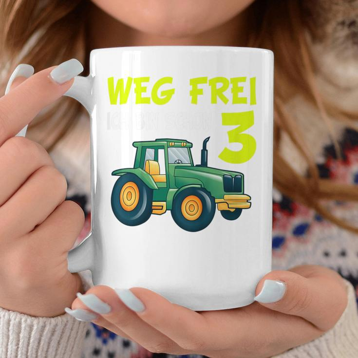 Children's 3Rd Birthday Wake Frei Ich Bin Schon 3 Jahre Traktor Trecker Tassen Lustige Geschenke