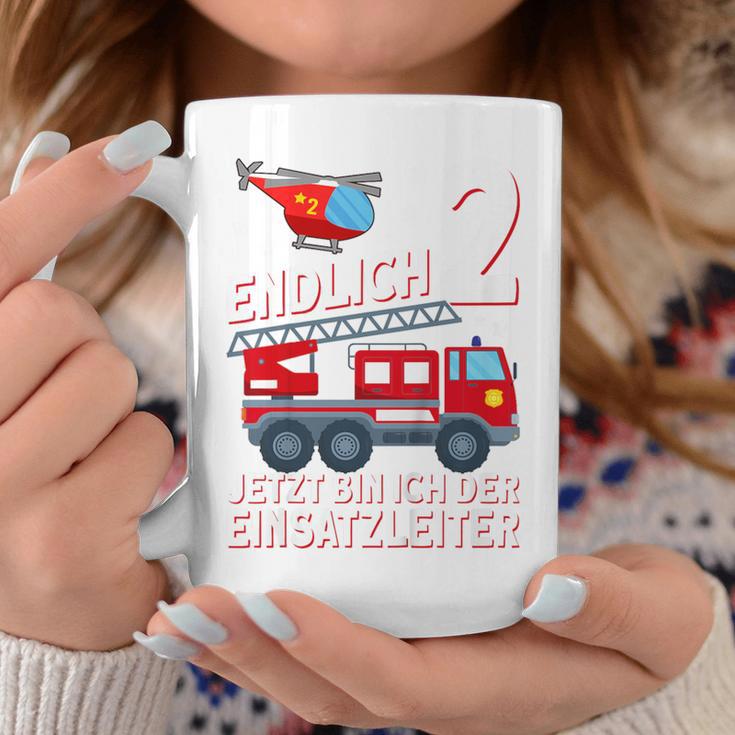 Children's Fireman Endlich 2 Jetzt Bin Ich Einsatzeiteiteiter 80 Tassen Lustige Geschenke