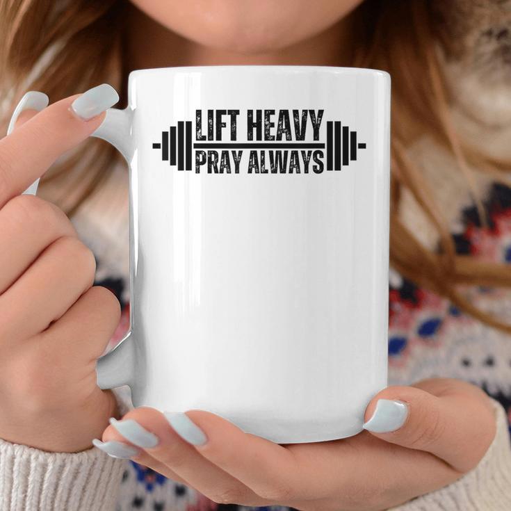 Christian Weight Lifting Lift Heavy Pray Always Faith Gym Coffee Mug Unique Gifts