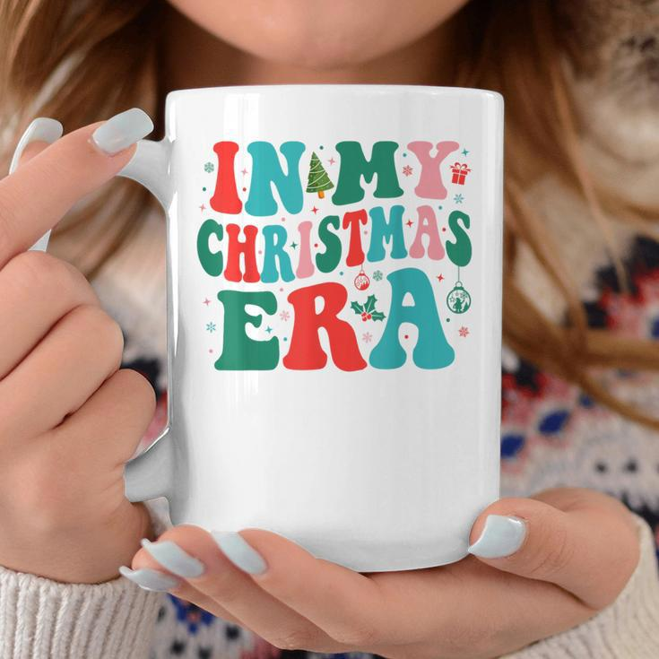 In My Christmas Era Cute Groovy Christmas Holiday Xmas Coffee Mug Funny Gifts