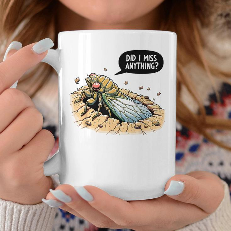 Cicada Did I Miss Anything Cicada Summer 2024 Coffee Mug Unique Gifts