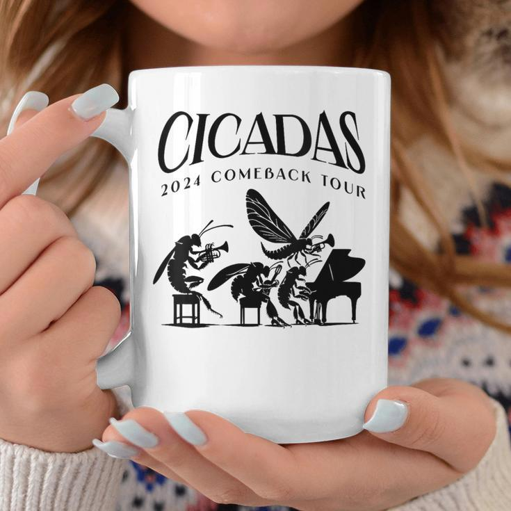Cicadas 2024 Comeback Tour Band Concert Insect Emergence Coffee Mug Unique Gifts