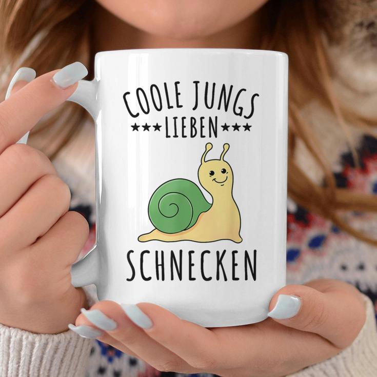 Coole Jungs Lieben Schnecken Geschenk Tassen Lustige Geschenke