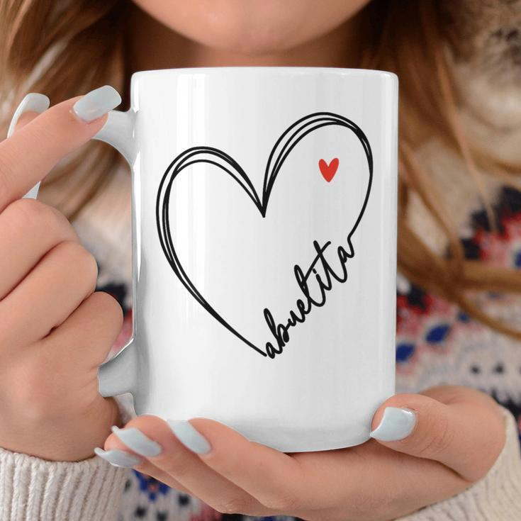 Cute Abuelita With Heart Girl Girls Mom Coffee Mug Unique Gifts
