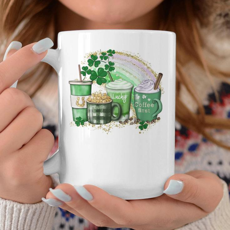 Cute Coffee St Patrick's Day Lucky Latte Green Costume Coffee Mug Funny Gifts
