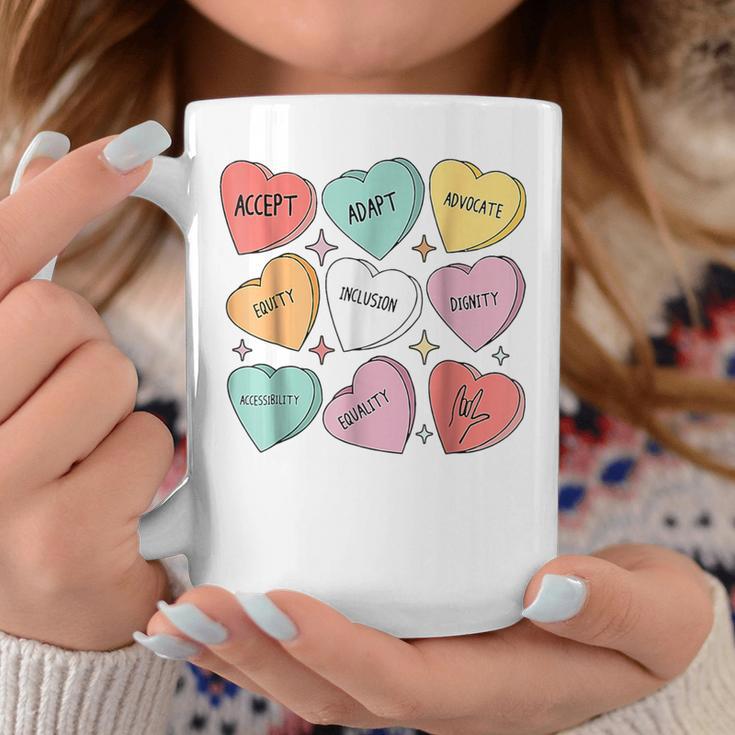 Cute Heart Valentines Day Love Special Education Teacher Coffee Mug Unique Gifts