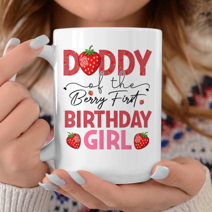 Daddy Of The Berry Sweet One Birthday Strawberry Girl Coffee Mug Unique Gifts