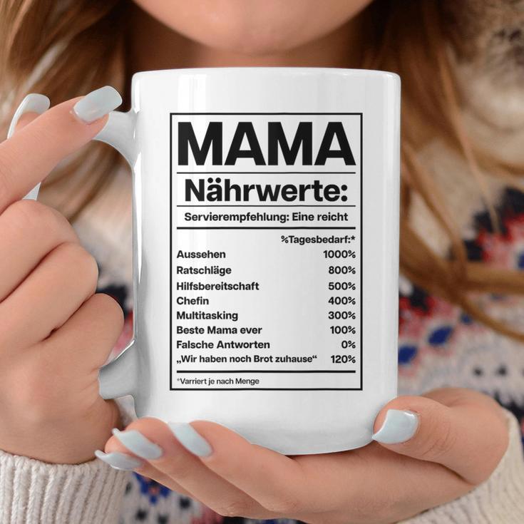 Damen Mama Nährwerte Tabelle X Muttertag Lustig Muttertagsgeschenk Tassen Lustige Geschenke