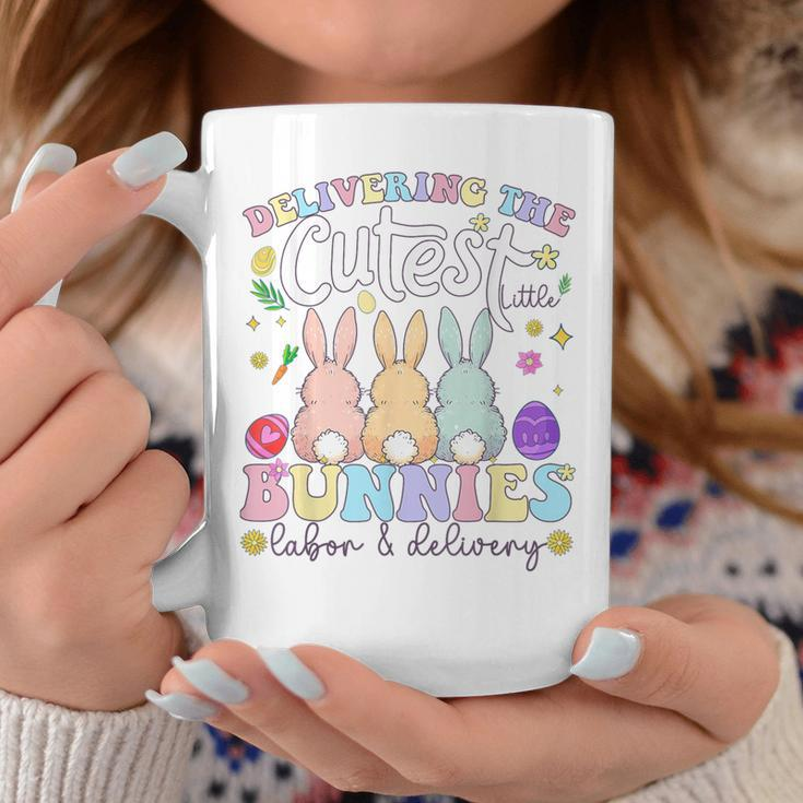 Delivering The Cutest Bunnies Easter Labor & Delivery Nurse Coffee Mug Unique Gifts