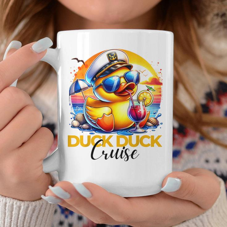 Duck Duck Cruise Family Cruising Matching Group Coffee Mug Funny Gifts