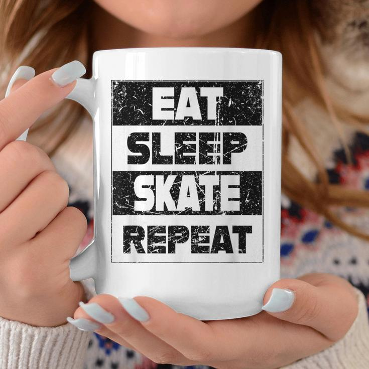 Eat Sleep Skate Repeat Tassen Lustige Geschenke