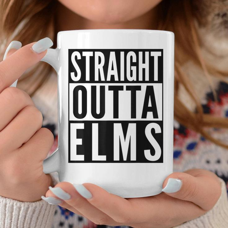 Elms Straight Outta College University Alumni Coffee Mug Unique Gifts