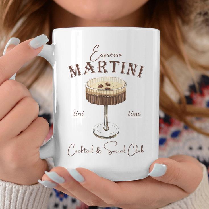 Espresso Martini Social Club Drinking Vintage Coffee Mug Unique Gifts