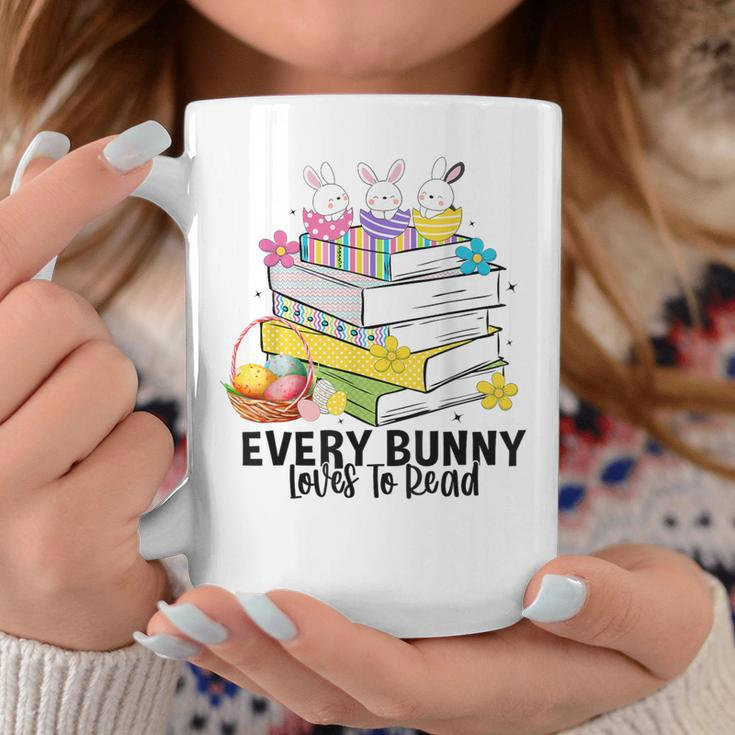Every Bunny Loves To Read Easter Cute Reading Books Lover Coffee Mug Personalized Gifts