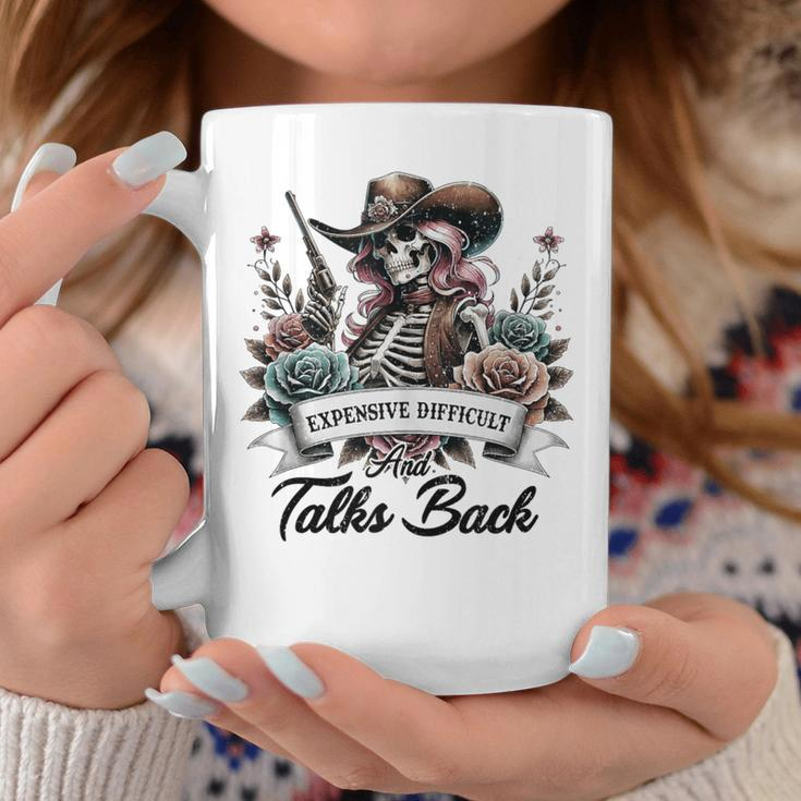 Expensive Difficult And Talks Back Messy Bun Coffee Mug Unique Gifts