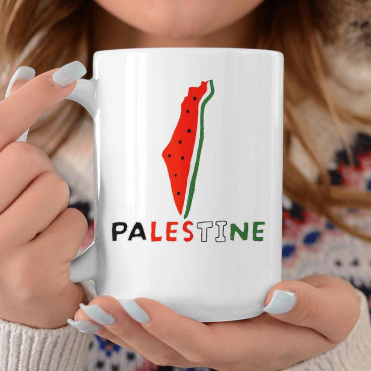 Falasn Palestine Watermelon Map Patriotic Graphic Coffee Mug Unique Gifts