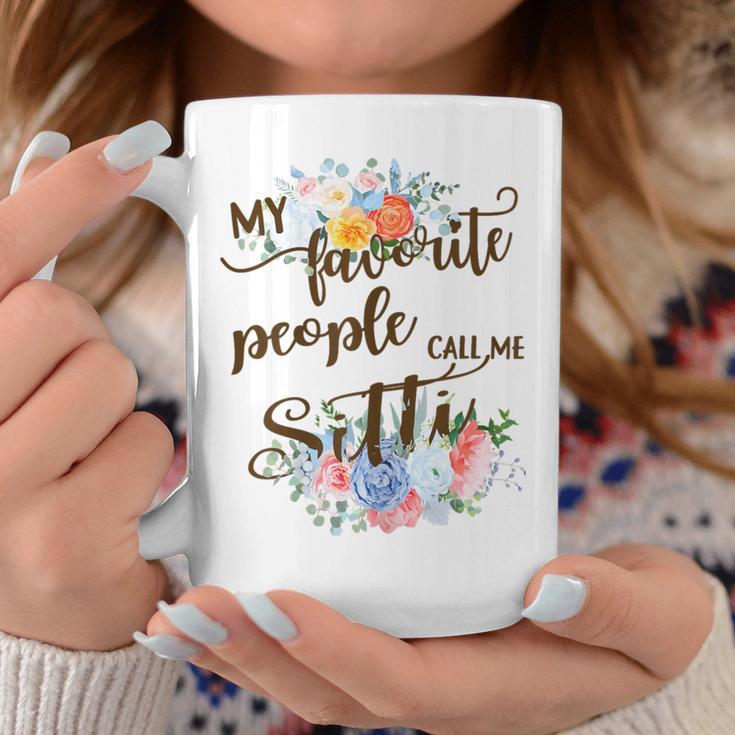 My Favorite People Call Me Sitti Lebanese Grandma Mother Coffee Mug Unique Gifts