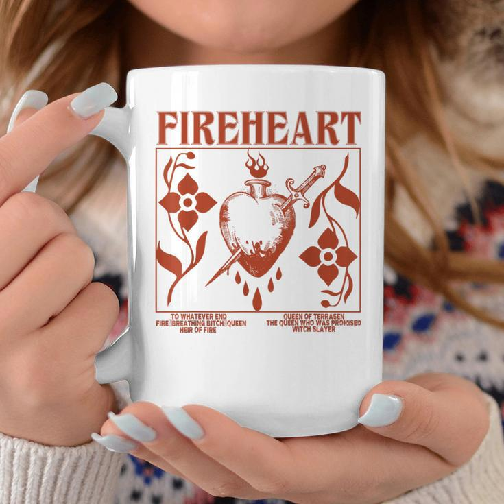 Fireheart To Whatever End Fire Breathing Coffee Mug Unique Gifts