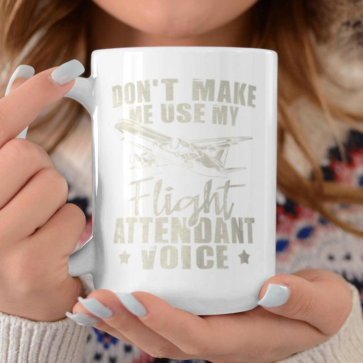 My Flight Attendant Voice Aviation Stewardess Plane Pilot Coffee Mug Unique Gifts