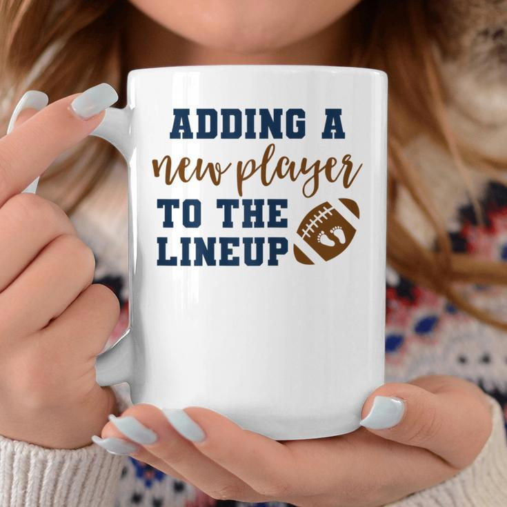 Football Pregnancy Announcement Fall Baby Reveal Coffee Mug Unique Gifts