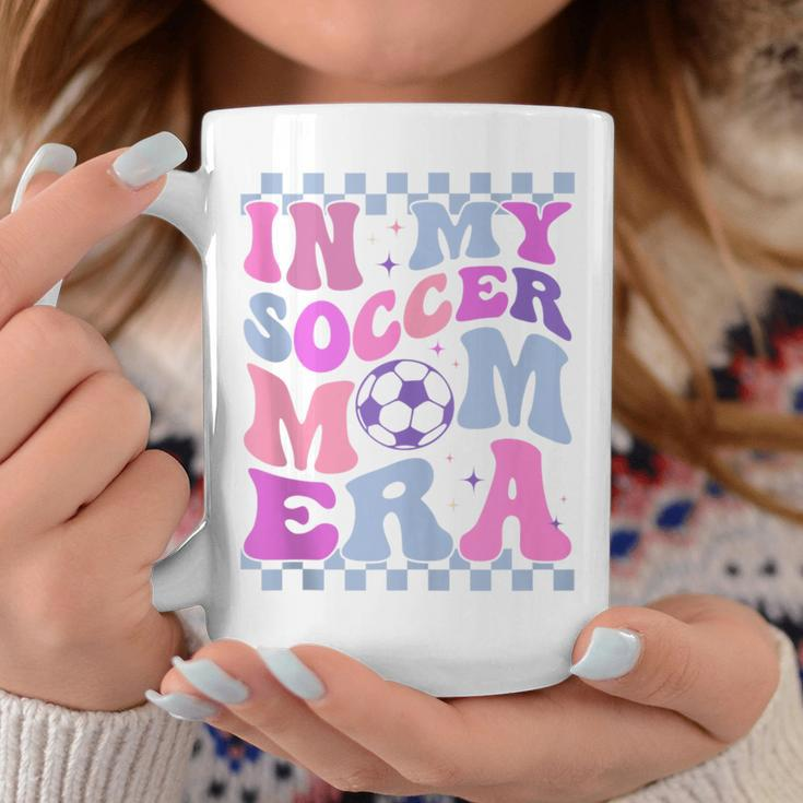 In My Soccer Mom Era Cute Retro Groovy Mother's Day Coffee Mug Unique Gifts