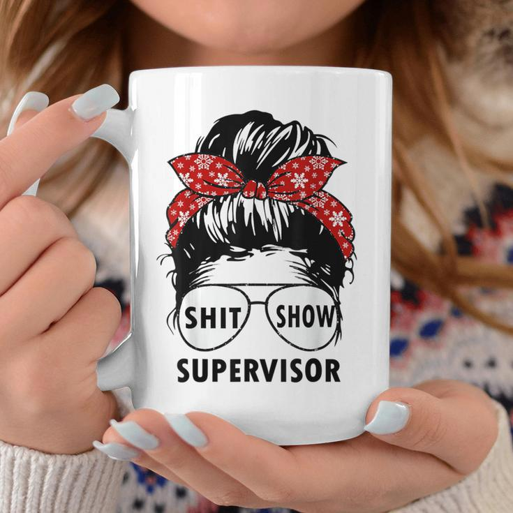 Supervisor Shitshow For Teacher Women Boss Coffee Mug Unique Gifts
