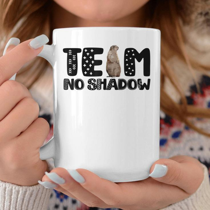 Team Cute Groundhog No Shadow Vintage Groundhog Day Coffee Mug Unique Gifts