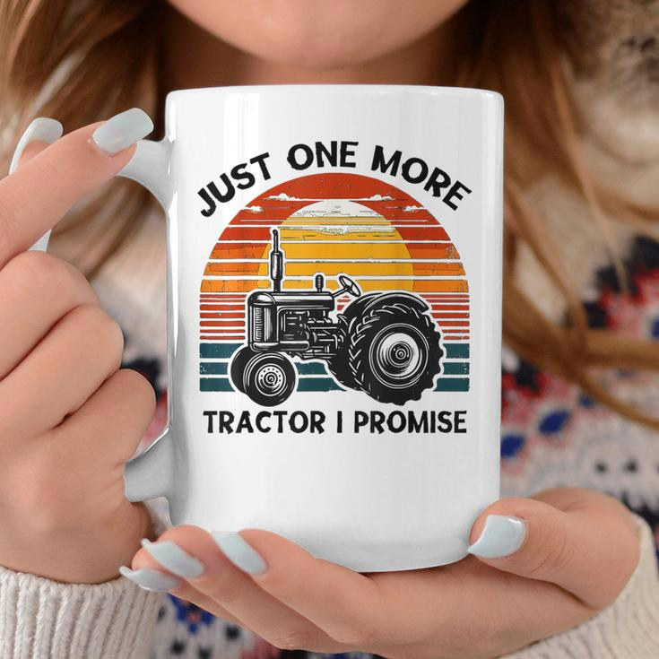 Vintage Just One More Tractor I Promise Coffee Mug Unique Gifts